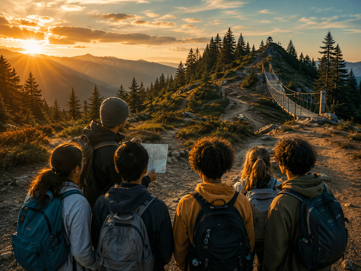 Youth leadership trail challenge