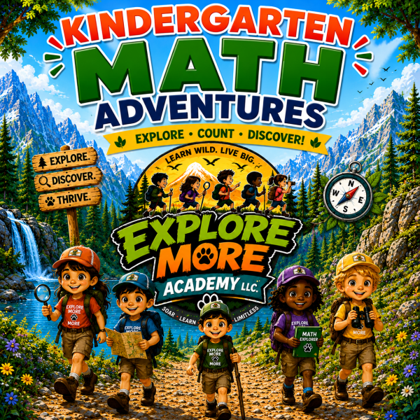 Kindergarten Math Adventures sample page 1