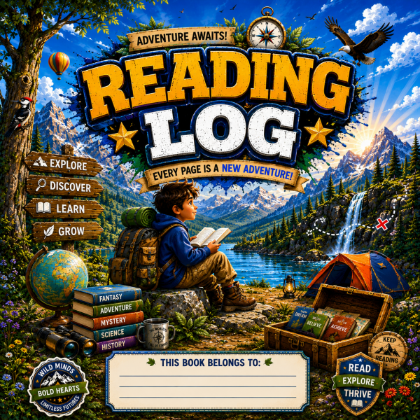 Reading Log sample page 1
