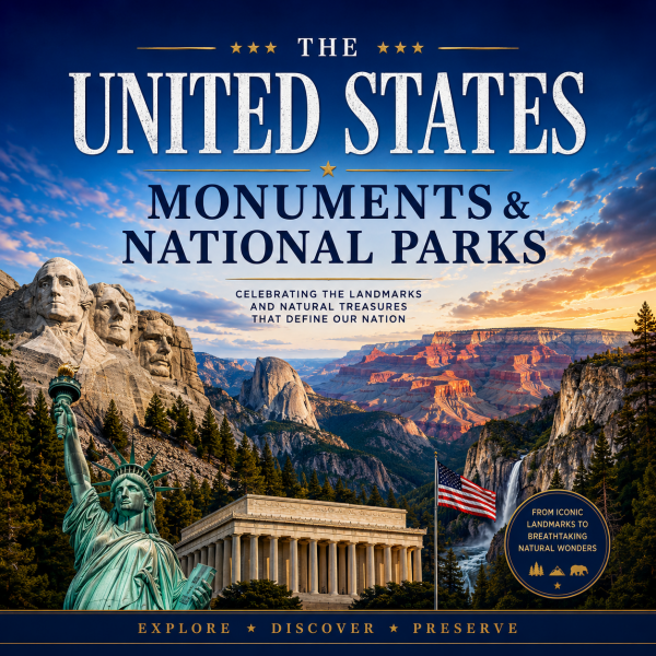 The United States Monuments & National Parks sample page 1